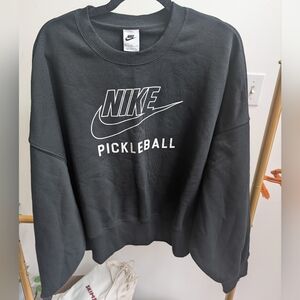 Nike Women's Black Crew Neck Sweater Size XL
